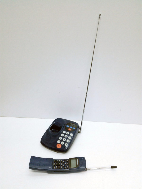 telefono inalambrico color azul oscuro panaphone asia japon 19.5x14x18 1u